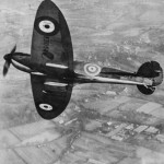 K5054 in air Supermarine Type 300 Spitfire Prototype 1939