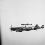 Spitfires Mk VB of No 303 Polish Fighter Squadron in flight, 17 May 1943
