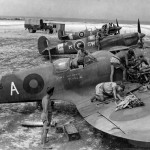 Spitfire V trop of RAF 253 Squadron and 32 Squadron 1944 Italy 1944