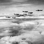 Spitfire Vb of the 67th Tactical Reconnaissance Group in flight England
