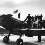 Eagle Squadron No. 133 pilot exits Spitfire Mk V after Ostend Raid 1942