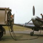 Ground crewmen refuelling a Supermarine Spitfire Mk II at an unknown OTU
