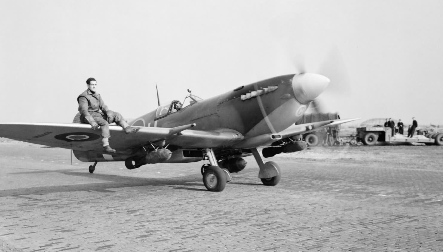 Spitfire Mk IXe of No. 412 Squadron RAF