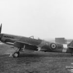 Spitfire FR Mk XIVe, serial MV247 at Boscombe Down