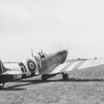 Spitfire Mk IX FU-V of No. 453 Squadron RAAF at Ford