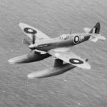 Spitfire Mk IX MJ892 floatplane in flight