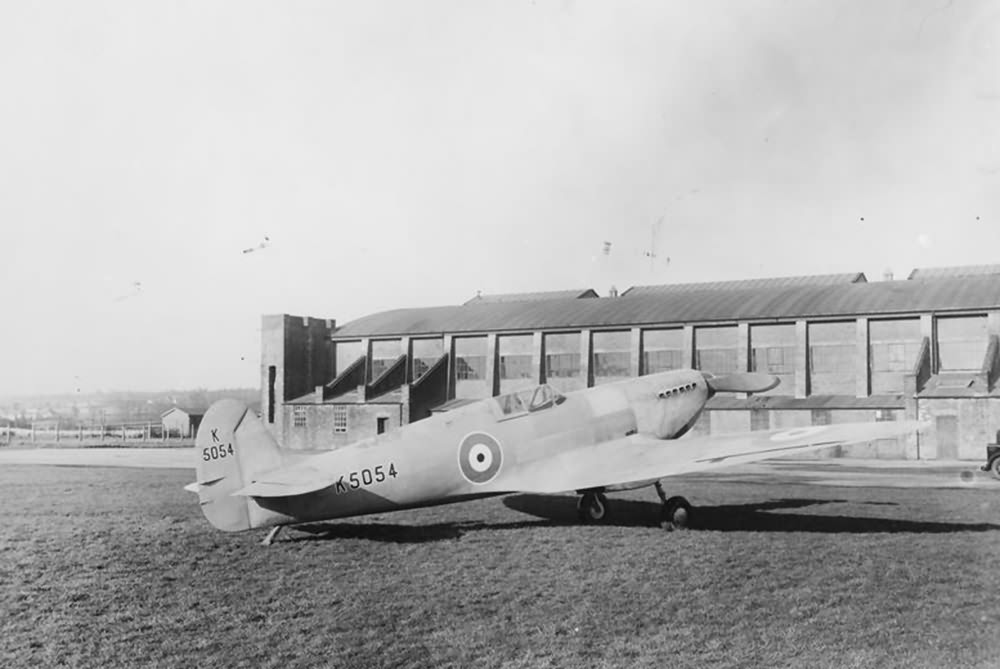 Spitfire Prototype K5054 on the ground