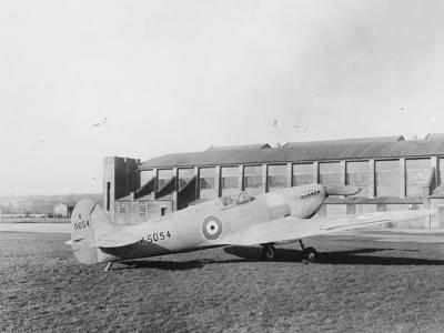 Spitfire Prototype K5054 on the ground
