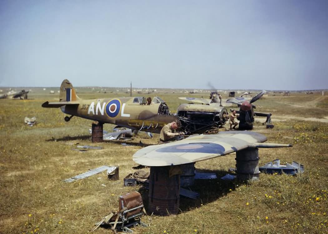 Spitfire Mk Vc JG726 AN-L of No. 417 Squadron RCAF, Gabes April 1943