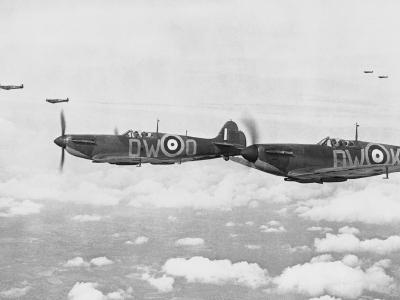 Spitfires Mk IA 610 Squadron RAF