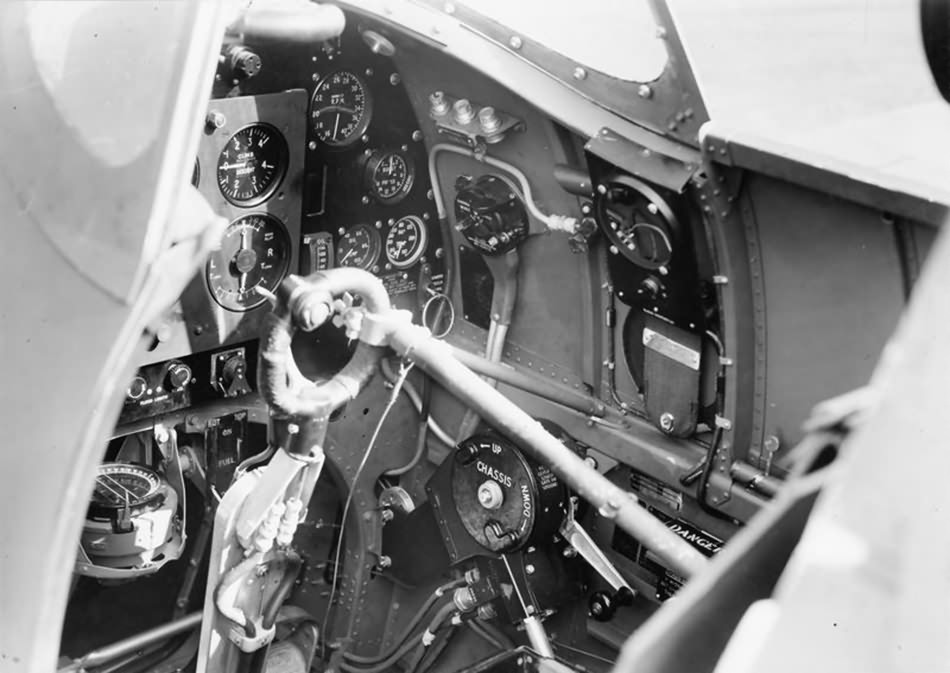 Spitfire Mk IIa cockpit