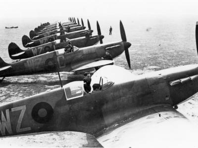 Spitfires Mk I of No. 19 Squadron RAF