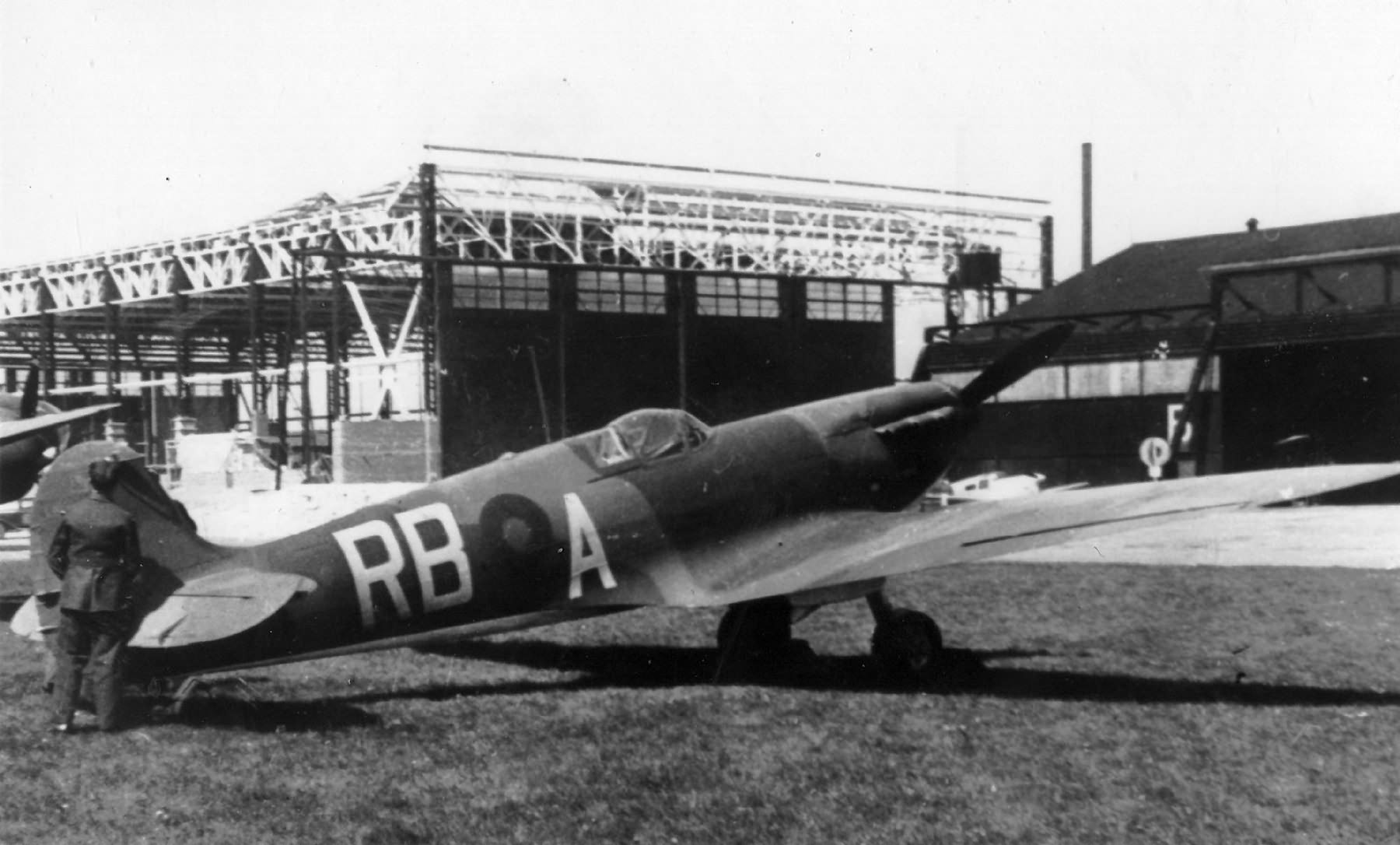 Spitfire Mk I K9806 RB-A of No. 66 Squadron RAF