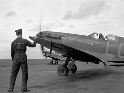 Spitfire Mk I LO-X of No. 62 Squadron RAF named „Bogus”