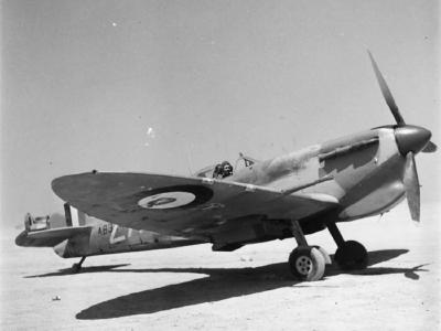 Spitfire Mk VB AB324 of No 145 Squadron RAF