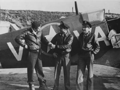 American Spitfire Mk V of the 4th FG