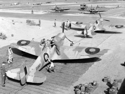 Spitfires Mk V in North Africa