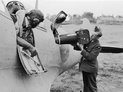 Spitfire PR Mk IV at Benson