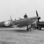 Groundcrew refuelling Spitfire Mk IIa
