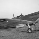 Spitfire Mk IA X4179 QV-B of No. 19 Squadron RAF