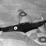 Spitfire Mk I P9450 in flight April 1940