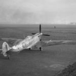 Spitfire Mk VI BR579 ON-H of No. 124 Squadron RAF at North Weald