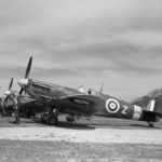 Spitfire Mk Vc AB216 DL-Z of No 91 Squadron RAF at Hawkinge, May 1942