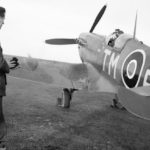 Spitfire Mk Vc EE624 TM-R of No. 504 Squadron RAF at Middle Wallop, December 1942