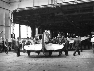 Spitfire Mk V aboard USS Wasp, 1942 2