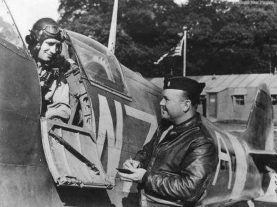 Maj Harrison Thyng commander of 309th FS, 31st FG