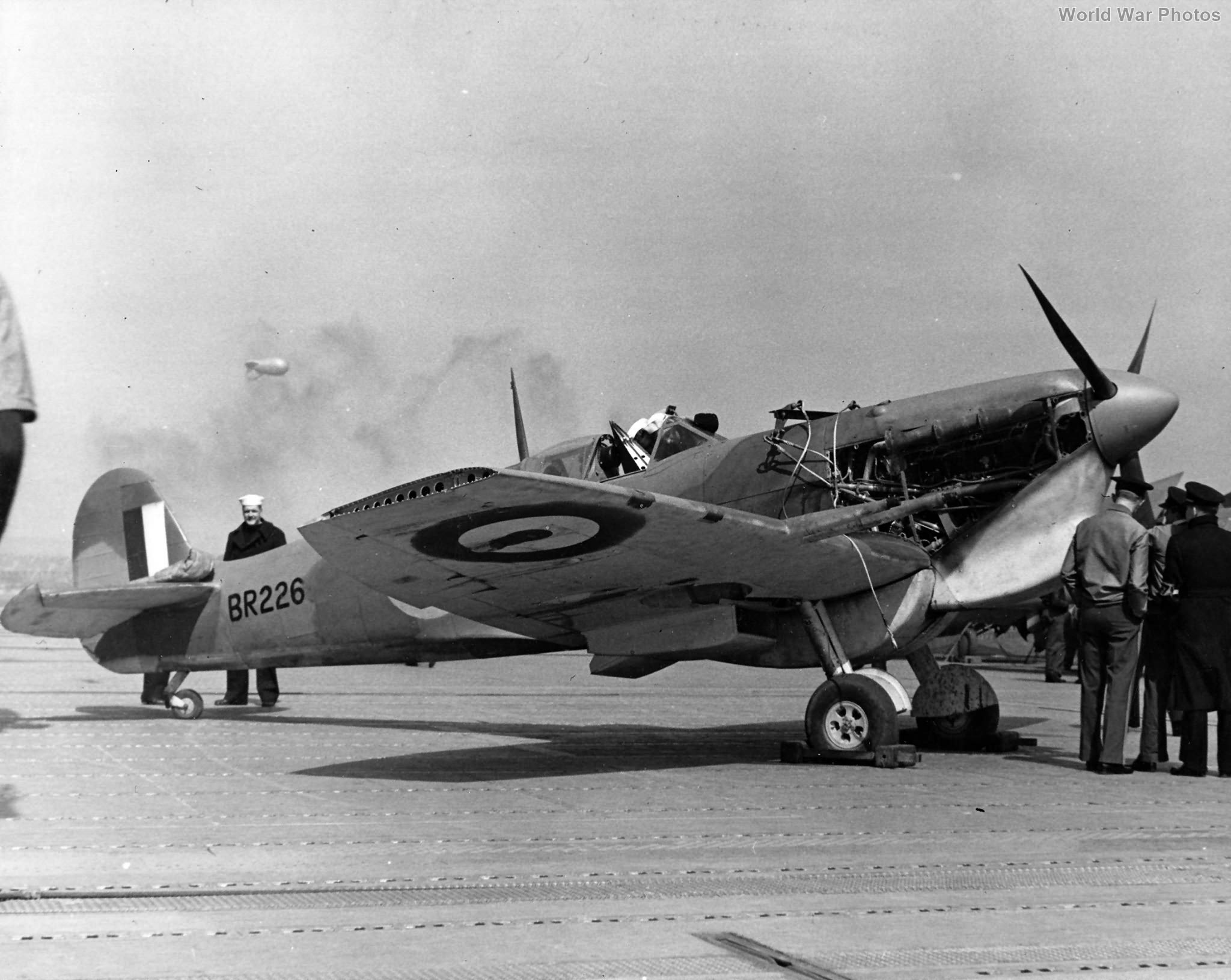 Spitfire BR226 USS Wasp 1942
