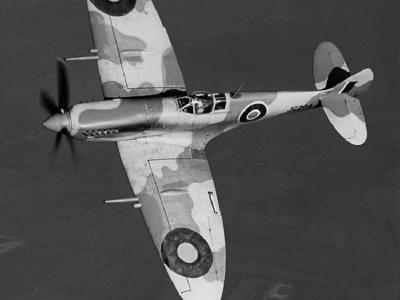 Supermarine Spitfire Mk VIII JC204 in Flight