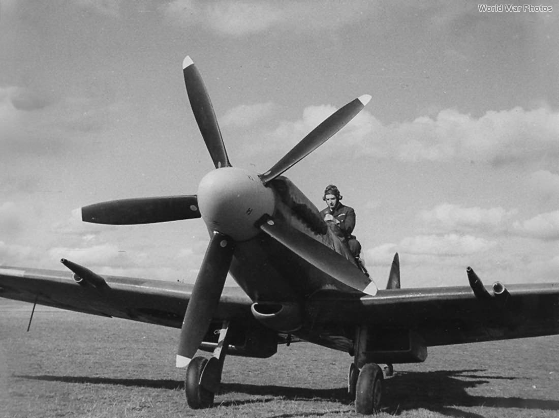 Spitfire Mk XIV front view