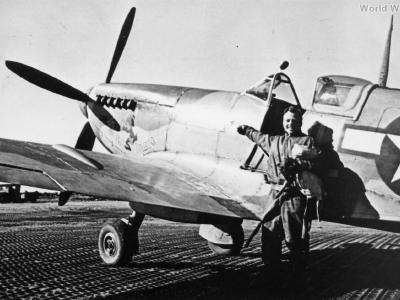 Spitfire VIII Lonesome Polecat 308 FS Bill Skinner