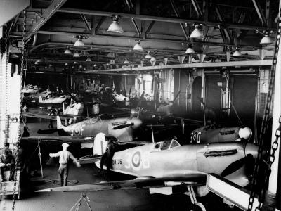 Spitfires on the USS Wasp for delivery to Malta