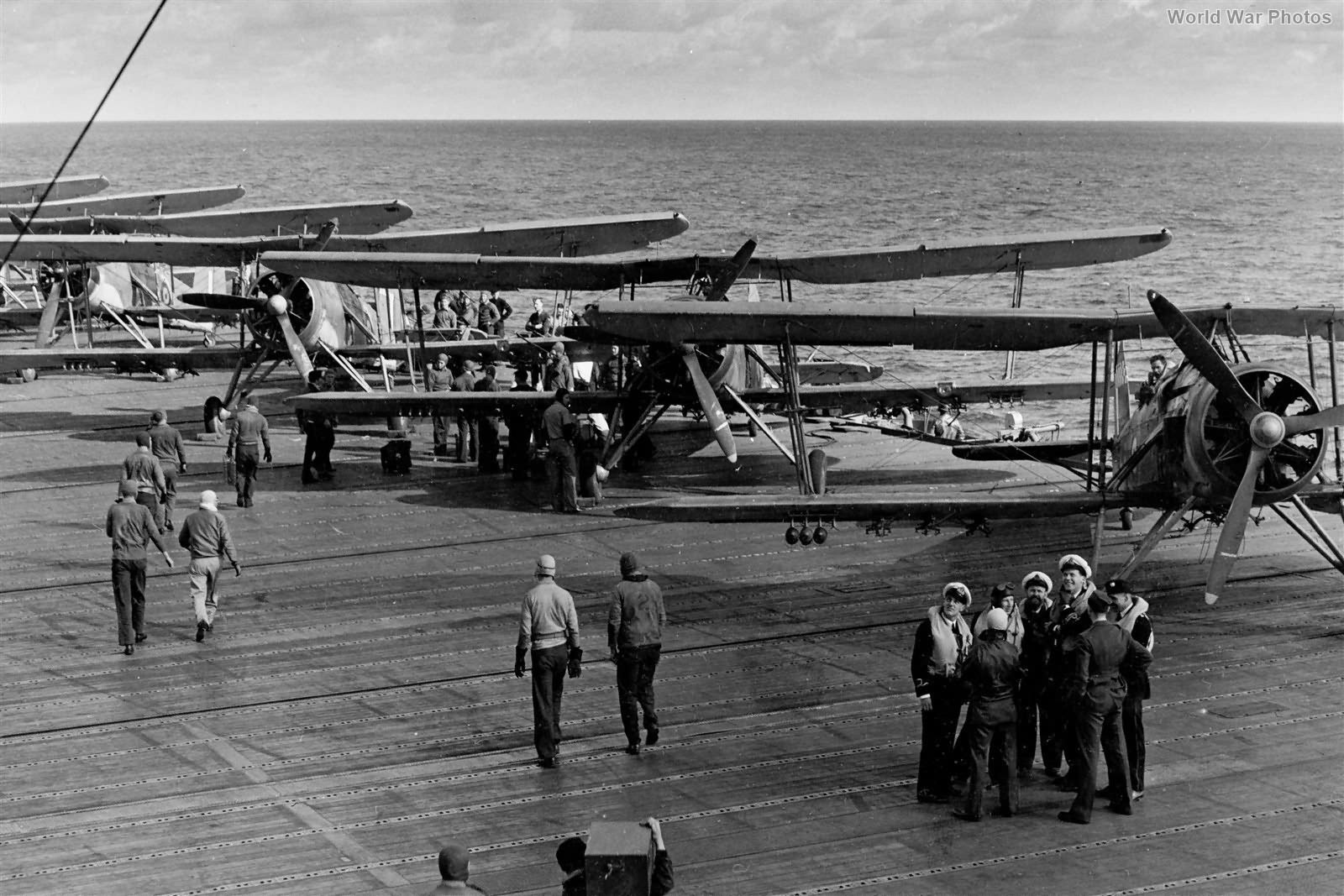 Swordfish 813 Squadron aboard USS Wasp 1942 2
