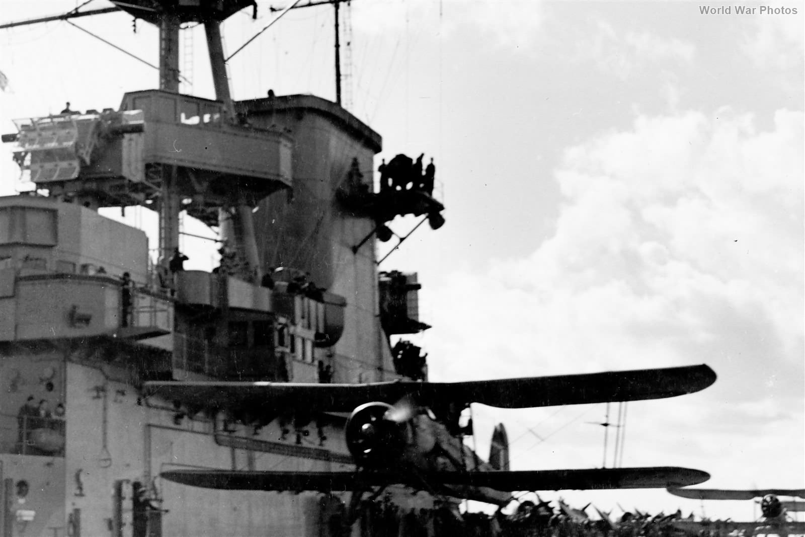 Swordfish 813 Squadron Takes Off From USS Wasp