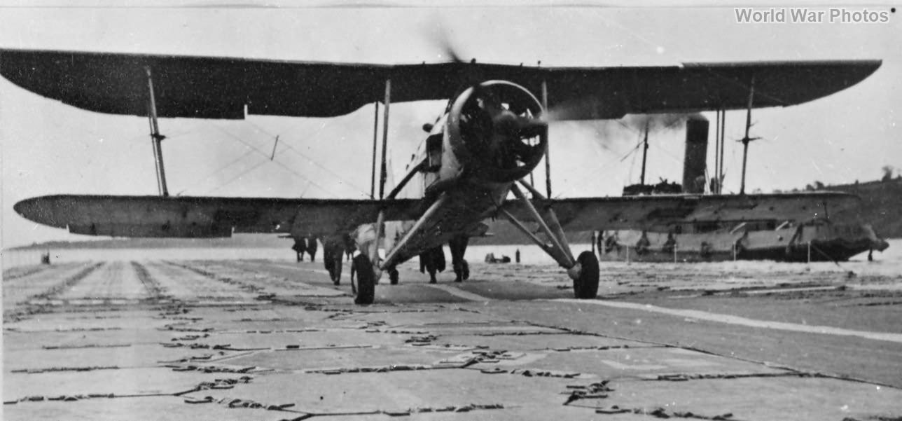 Swordfish landing on the Lily floating air strip