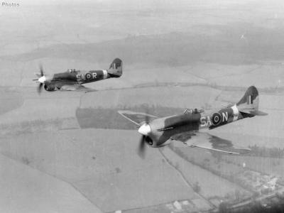 Tempest Mk V JN766 SA-N and Typhoon MN282