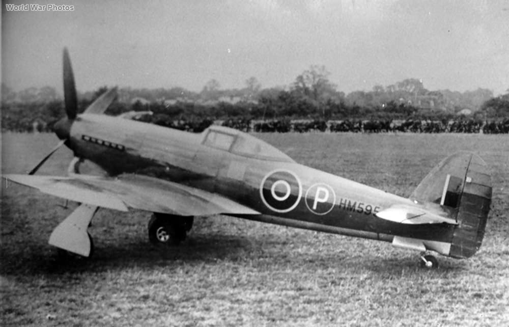 Tempest Mk V prototype HM595