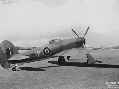 Tempest V Prototype HM595 September 1942