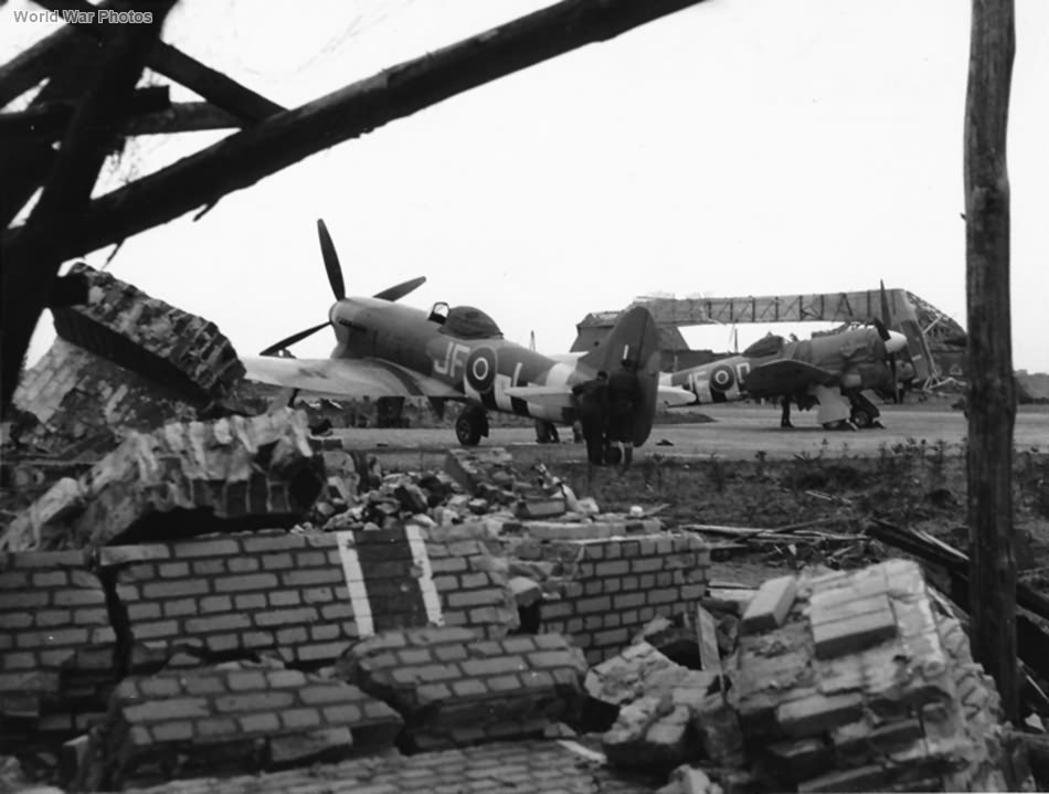 Tempest Vs JF-J and JF-Oof no 3 Sqn Belgium September 1944