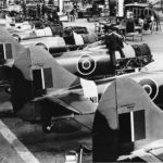 late series Hawker Tempest Vs in production at Langley 1945
