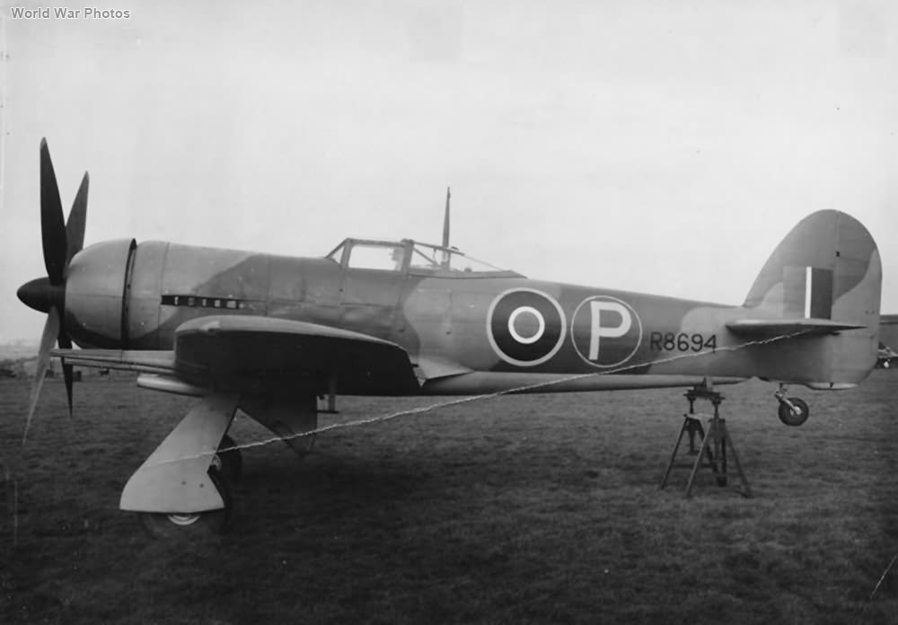 Napier’s prototype Hawker Typhoon R8694