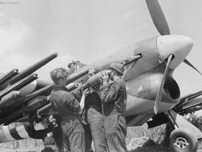 Hawker Typhoon MN317 ZY-B of No. 247 Squadron RAF