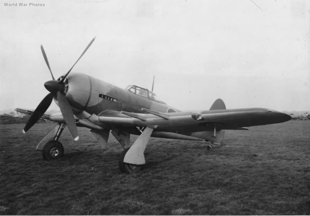 Typhoon R8694 Napier modified annular radiator with front fan