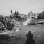 Typhoon 5V-S after attack on Eindhoven Airfield 1 January 1945