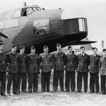 75 Squadron Officers in front of Vickers Wellington Mk I