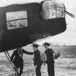 US ATA Pilots Board Wellington for Delivery to RAF