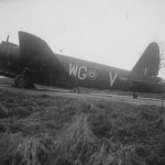 Wellington LR132 WG-V of 26 OTU 1945